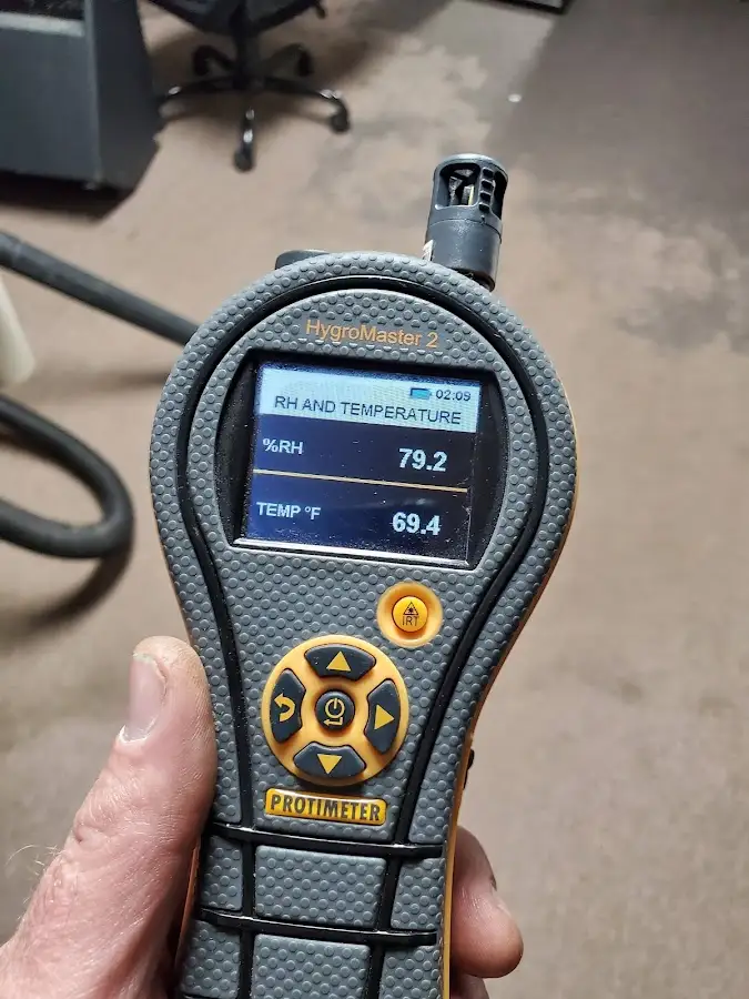 Moisture meter humidity assessment for Mold Remediation & Removal in Aloha